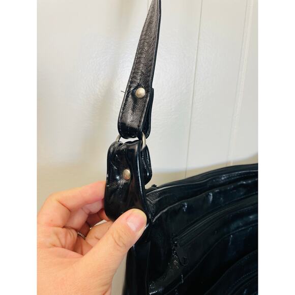 Made In Mexico Genuine Patton Leather Womans Shoulder Purse - Picture 8 of 9